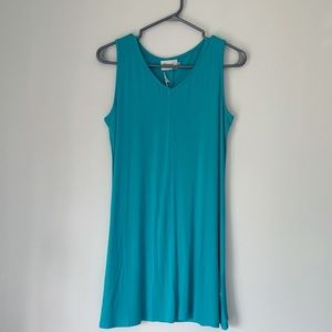 PAPA VANCOUVER SLEEVELESS TUNIC IN AQUA